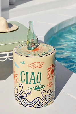 Festa Ceramic Side Table | Anthropologie (US)