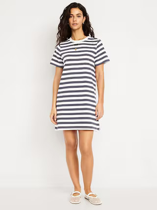 Vintage Crew-Neck Mini T-Shirt Dress | Old Navy (US)