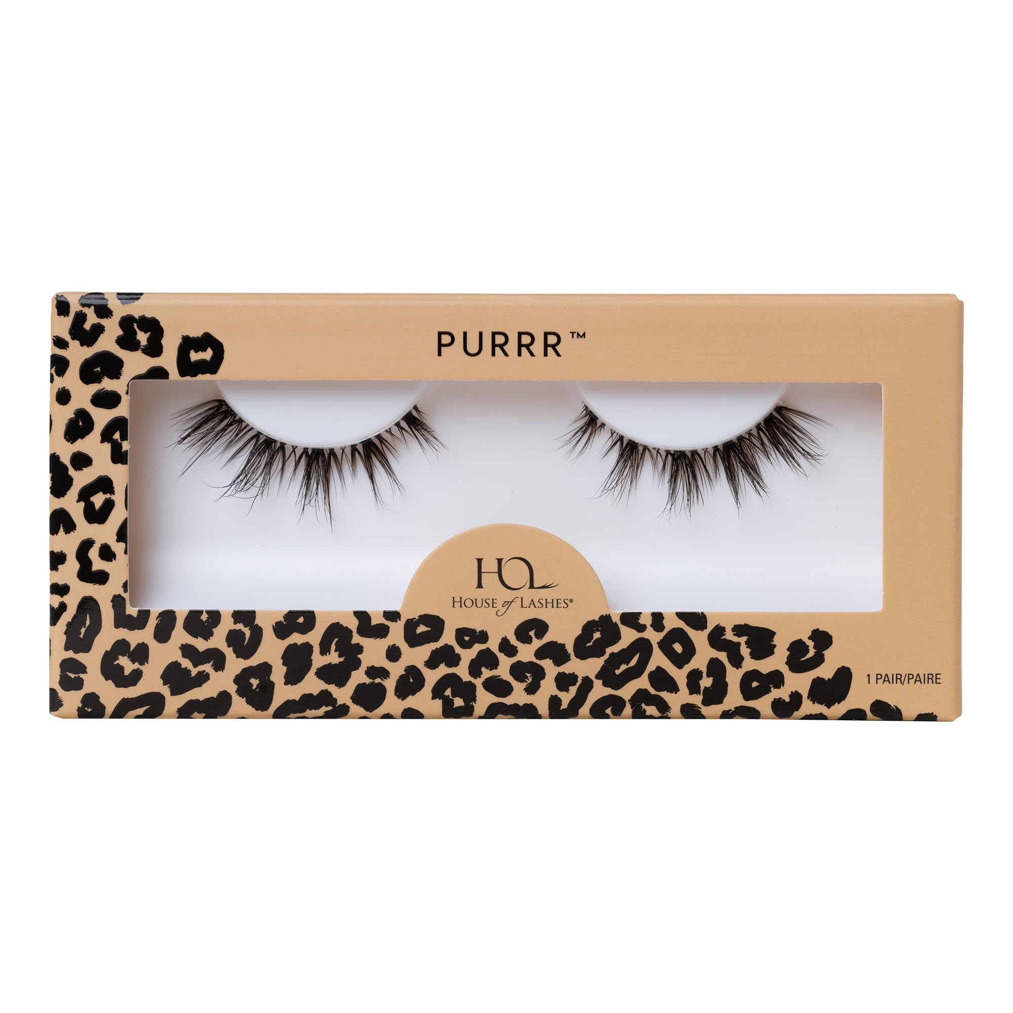 House of Lashes Purrr - Natural, 3/4, Flared False eyelashes | Amazon (US)