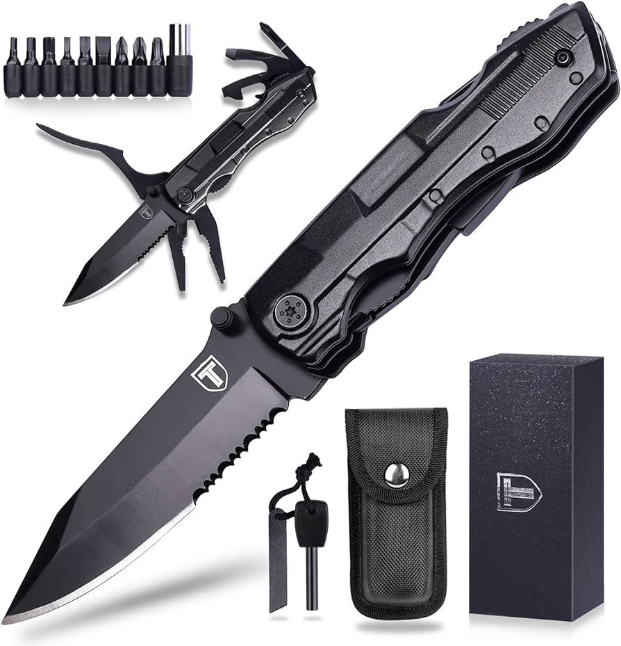 TRSCIND Pocket Knife Multitool, Gifts for Men Him Dad Husband, Christmas Stocking Stuffers Annive... | Amazon (US)