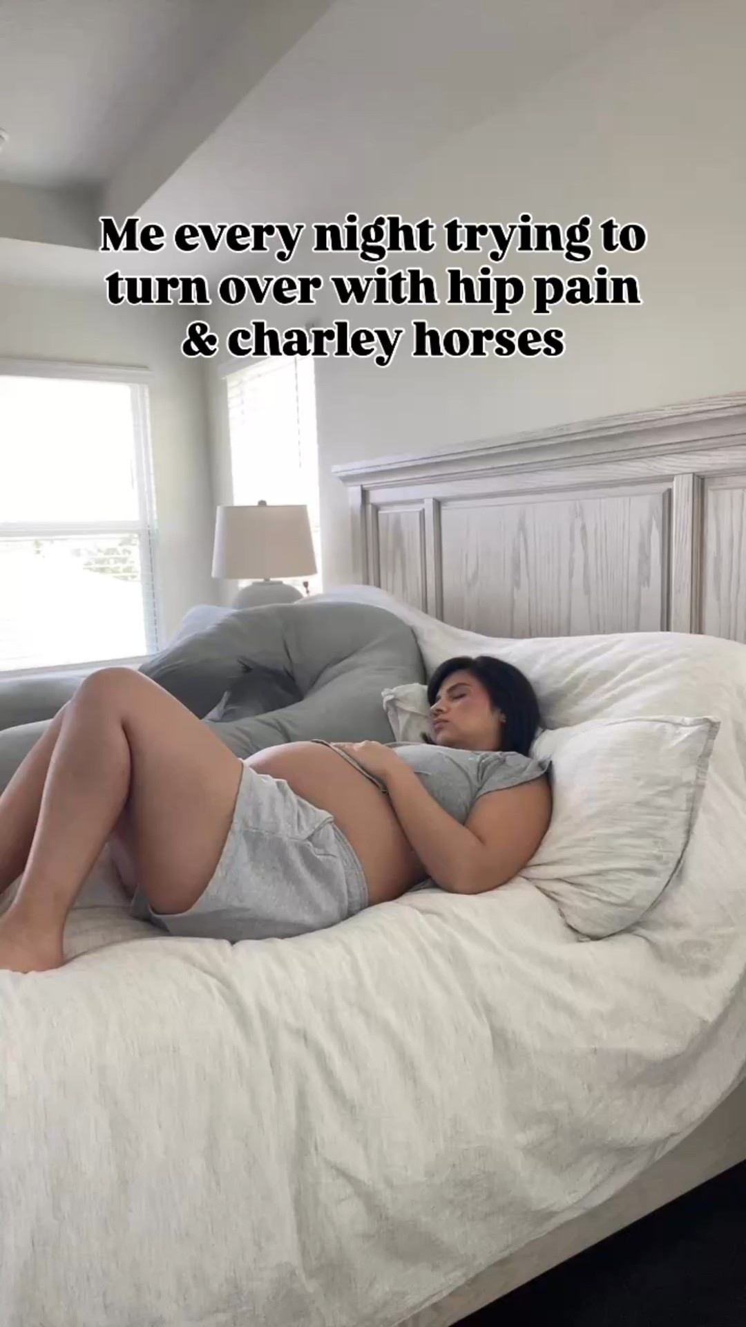 No one warns you that turning over in bed while pregnant requires a game plan, a prayer, and maybe a forklift. 🫠 Who else is training for the ‘Pregnancy Olympics’ every night? 🤦🏻‍♀️

#PregnancyHumor #BumpLife #PreggoProblems #CharleyHorseChronicles #PregnancyTruths #ThirdTrimesterThings #PregnancyFeels #PregnantAF #RelatableMom #MomLifeUnfiltered #ExpectingMomsClub #MaternityMood #GrowingABaby #PregnancyStruggles #MomContent #RealPregnancy #MillennialMom #StretchAtYourOwnRisk #WhyTho #SendHelp #ExplorePage #RelatableAF #PregnancyComedy
#Explore

#LTKBaby #LTKBump #LTKFamily