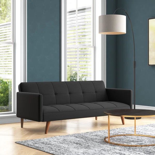 Full 70.5'' Upholstered Tufted Convertible Sofa | Wayfair North America