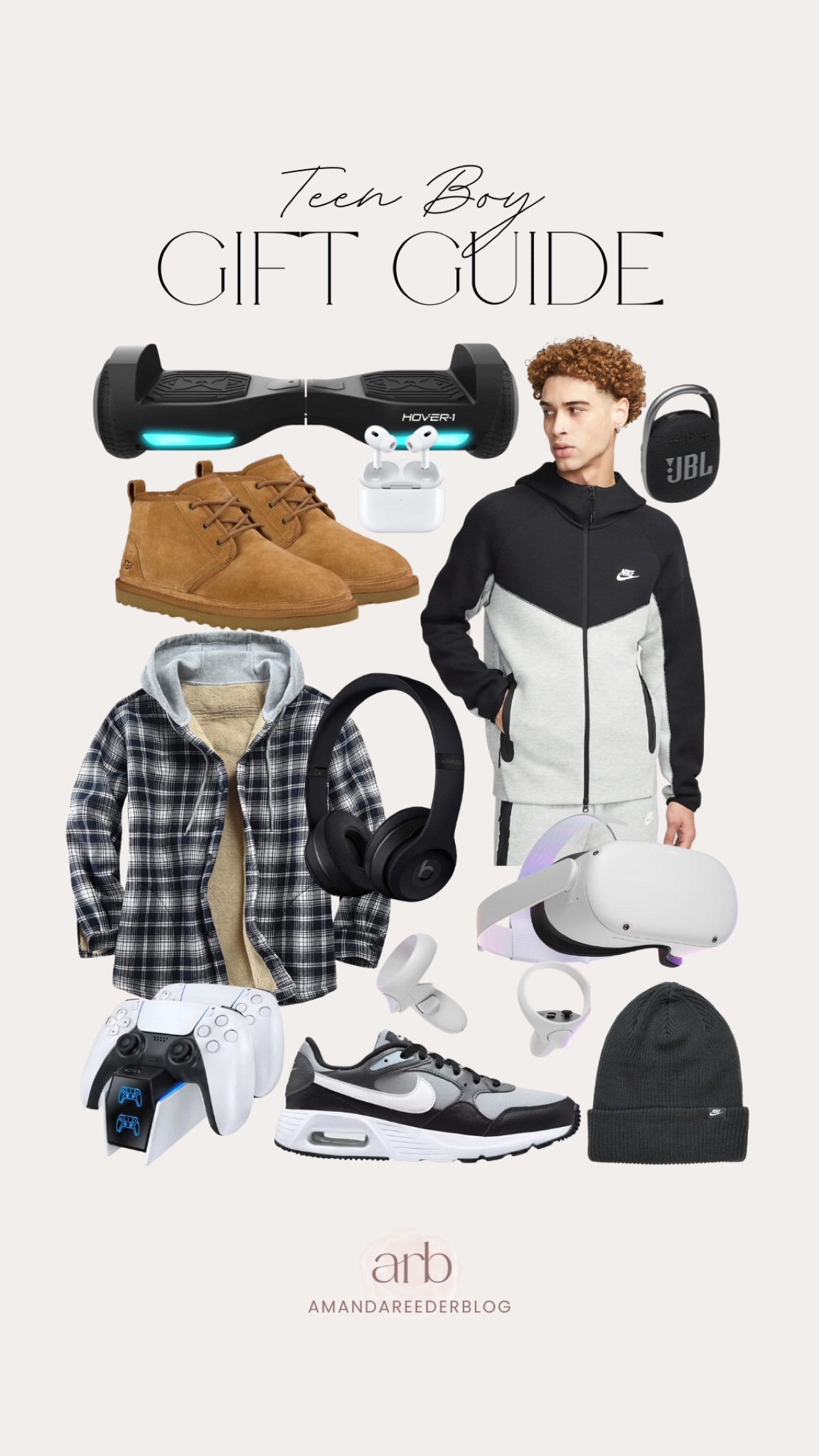 Gift guide for the teen boy 🎁🎁

Teenage gifts, teenage boy gifts, holiday gifts, gift guide, gifts for him, son gifts, boyfriend gifts, electronic gifts, hover board, men’s fashion, buy fashion, VR, boys sneakers, men’s sneakers, men’s Uggs, Nike clothing, Nike sweatshirt, men’s flannel, JBL speaker, AirPods, gifts for him, Nike sneaker, remote control charger, men’s hat, men’s beanie, winter hat

#LTKkids #LTKGiftGuide #LTKmens