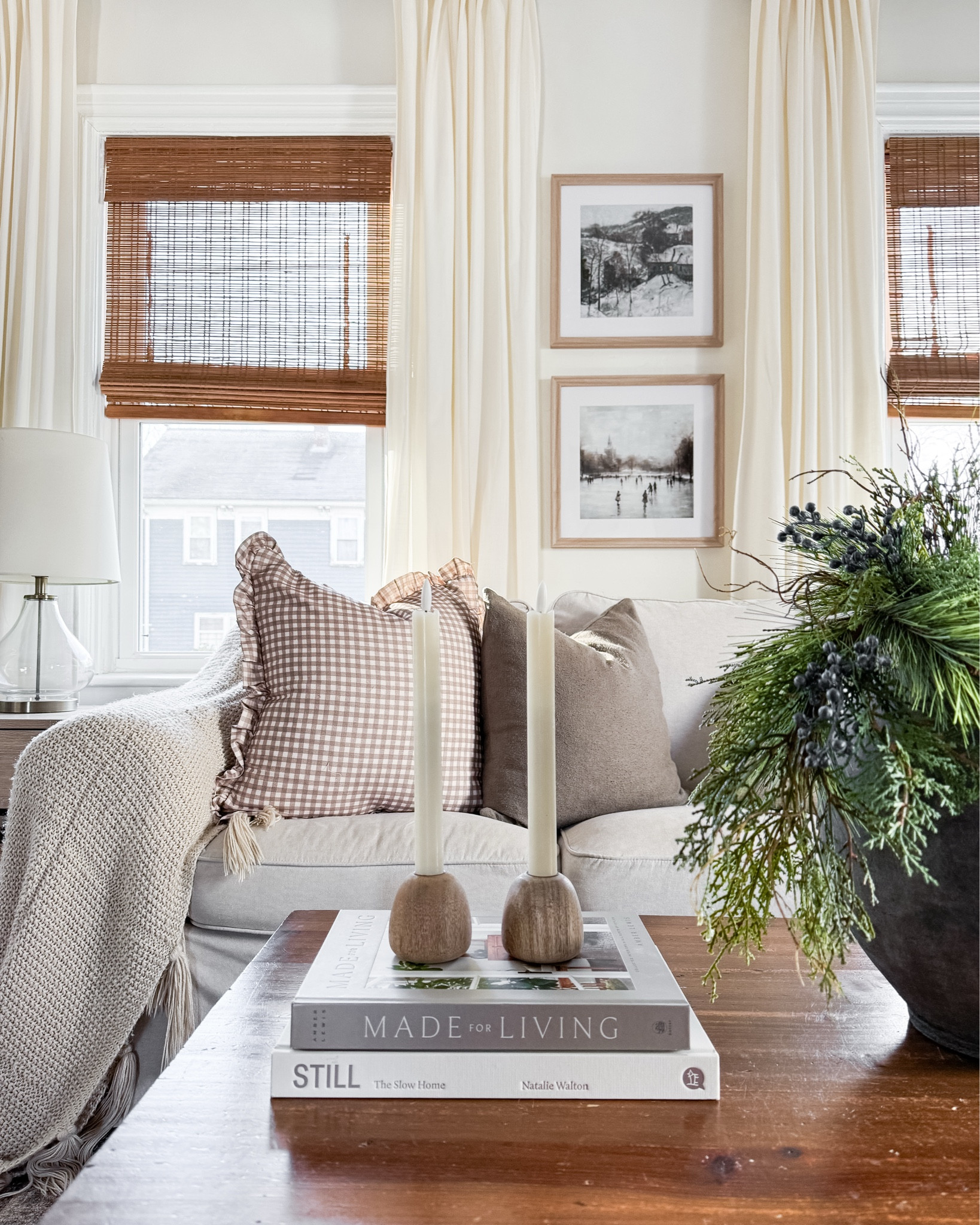 Cozy winter living room vibes 🤍 layered neutrals, soft textures, and warm accents that make staying in feel extra inviting—shop all my favorite winter-ready finds and recreate this look in your own space.

cozy winter living room, winter home decor, neutral living room, cozy home style, winter decor ideas, living room inspiration, layered neutrals, warm home accents, shop my living room, LTK home decor 

 

#LTKSeasonal #LTKHome