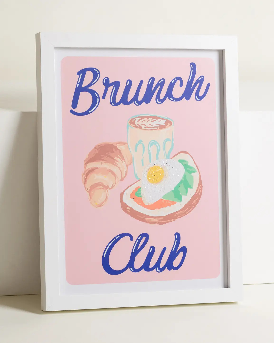 Brunch Club Diamond Dust Wall Art | Oliver Bonas | Oliver Bonas (Global)