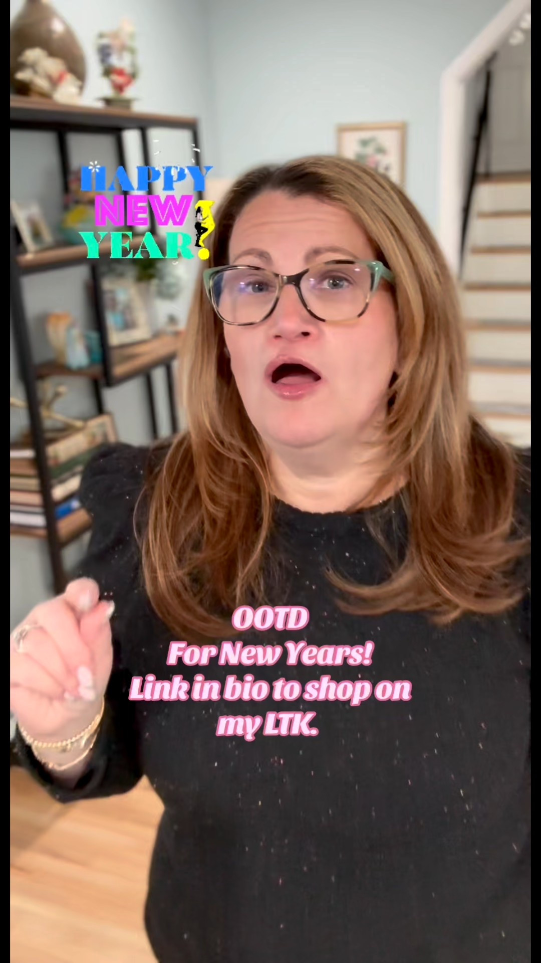 Love this top! Wishing all a Happy New Year. 🎆 Thank you for following me and looking forward to a great 2026! #newyear #ootd #fyp #midsizefashion @GOOD AMERICAN @Nordstrom 

#LTKPetite #LTKootd #LTKMidsize