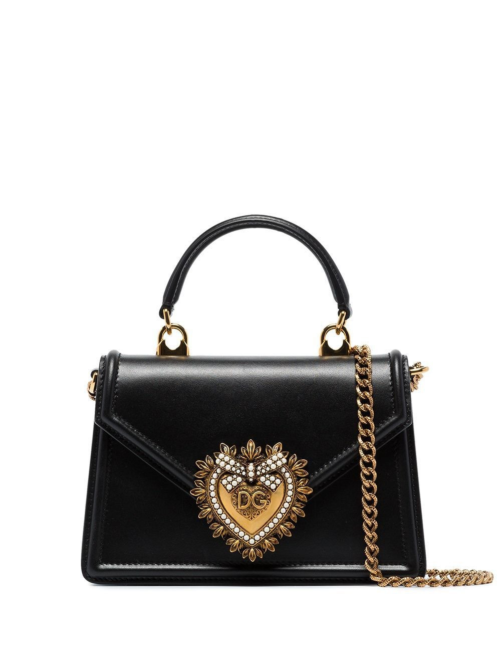 Dolce & Gabbana small Devotion tote bag - Black | Farfetch Global