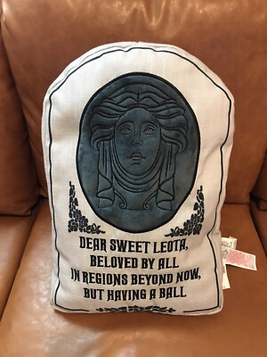 Disney Parks The Haunted Mansion Madame Leota Tombstone Throw Pillow NEW  | eBay | eBay US