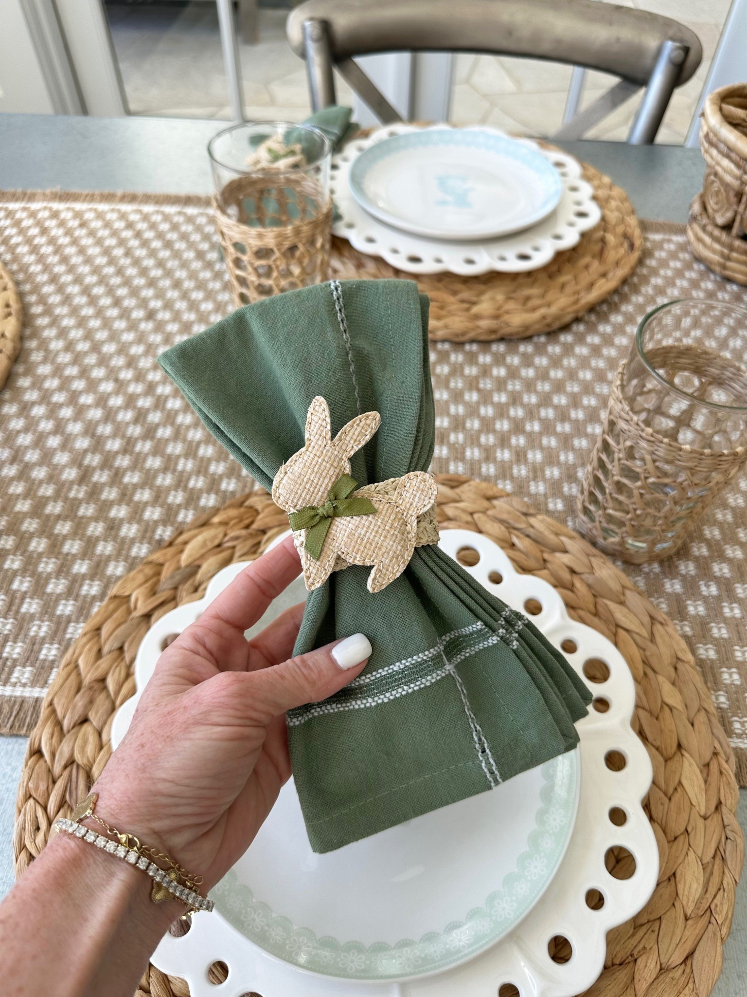 The Easter napkin ring you didn’t know you needed!! 🐇

#LTKFestival #LTKSeasonal #LTKfoodie