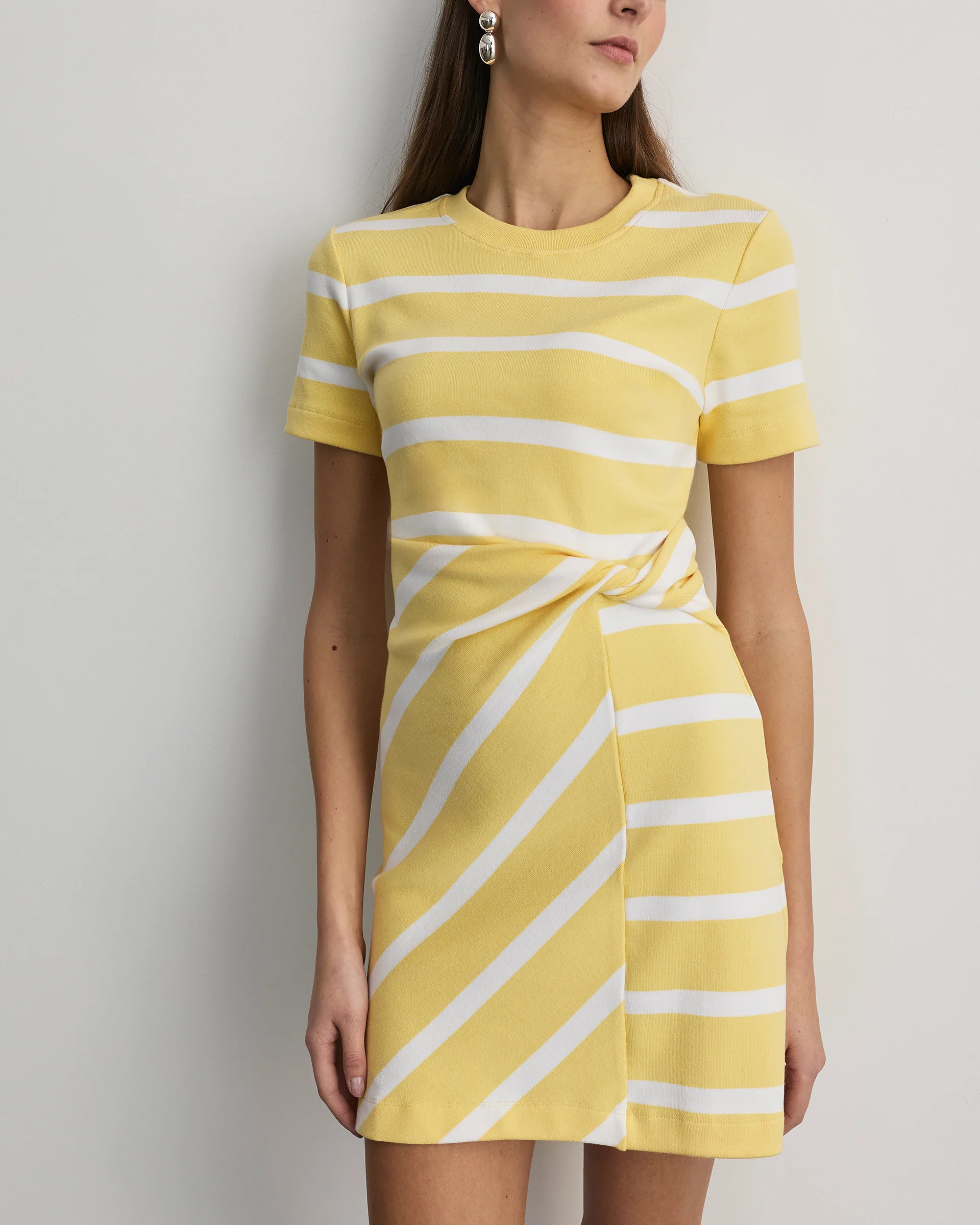 Short Striped Cody Dress | Tanya Taylor