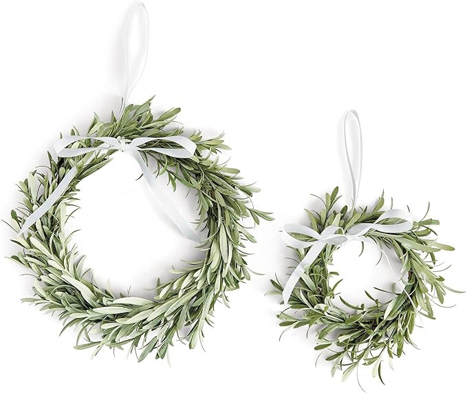 NAPA Home & Garden, Lavender Leaf Wreaths, Set of 2 | Amazon (US)