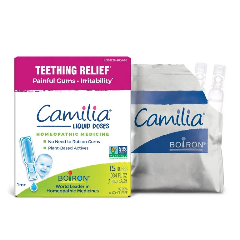 Boiron Camilia Teething Drops for Daytime and Nighttime Relief of Painful or Swollen Gums and Irr... | Walmart (US)