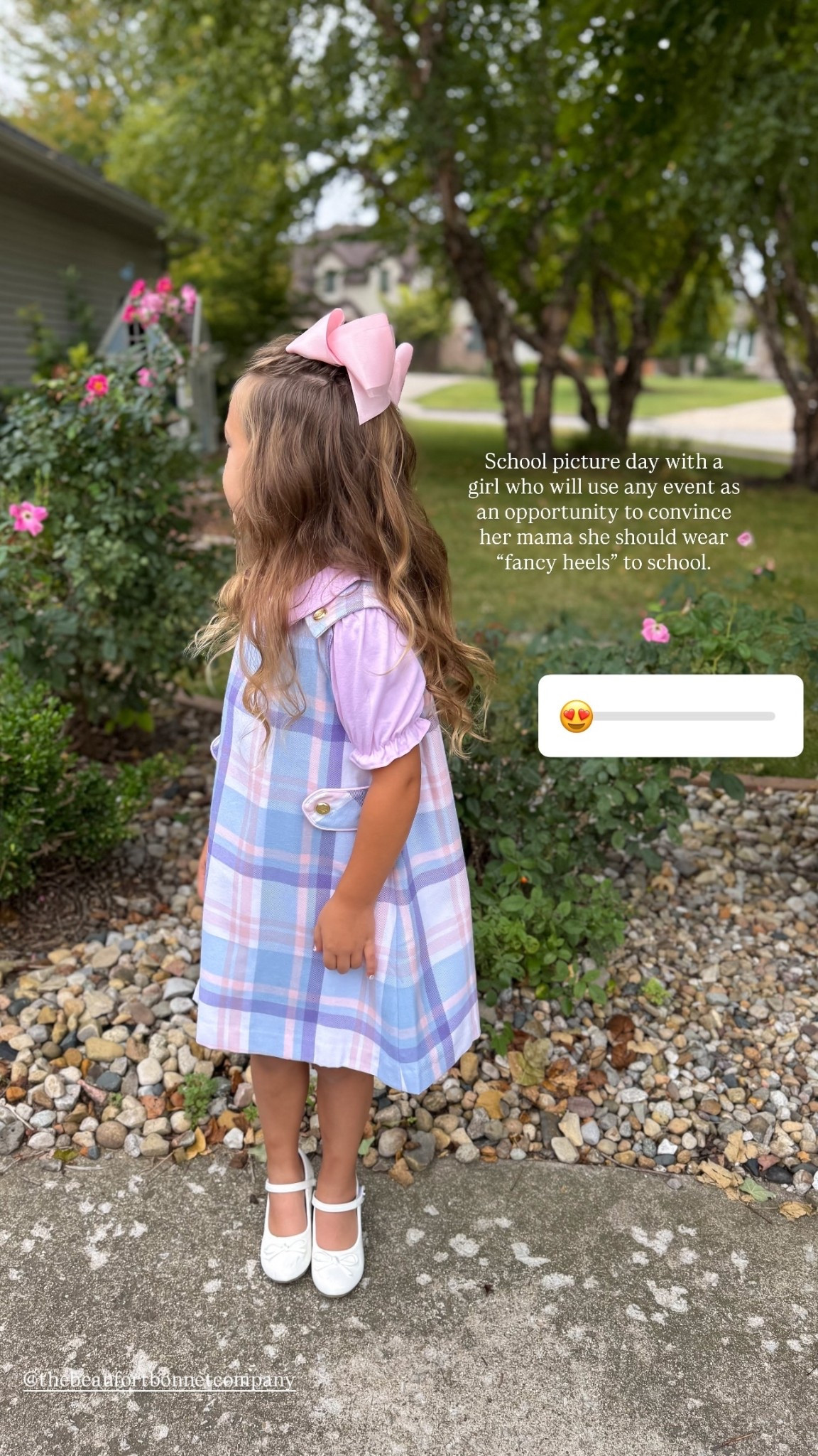 The sweetest little girls outfit for school picture day🎀

I am a sucker for a jumper dress layered over a collared top or turtleneck. This girls plaid dress is perfect for school events, Thanksgiving, or family pictures. 

In my opinion, this fits TTS. 

The Beaufort Conner company, preppy style, classic children’s clothing, kids clothing 

#LTKKids #LTKFindsUnder100 #LTKFindsUnder50