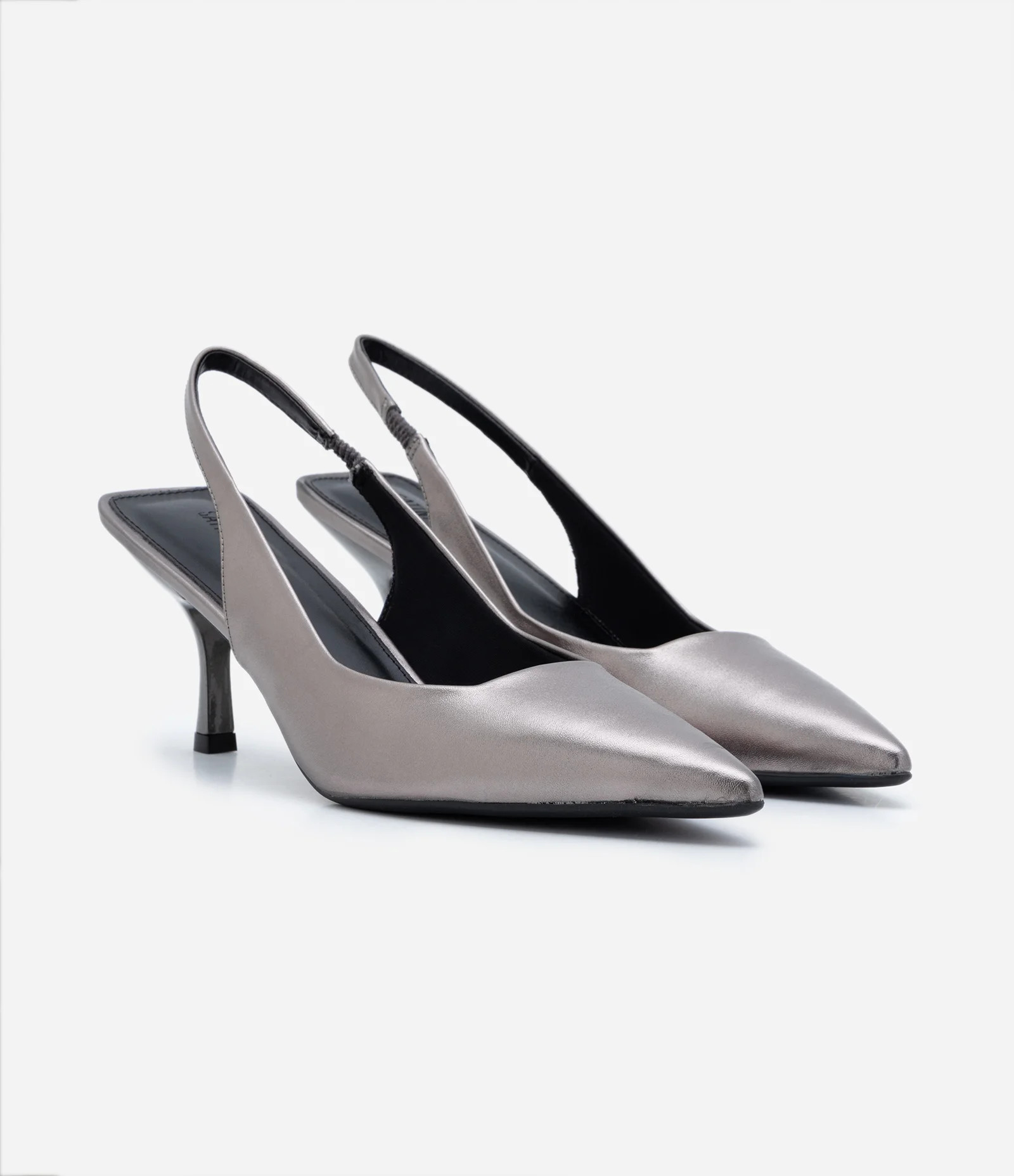 Sapato Scarpin Slingback com Salto Fino Vermelho Vinho - Lojas Renner | Renner (BR)