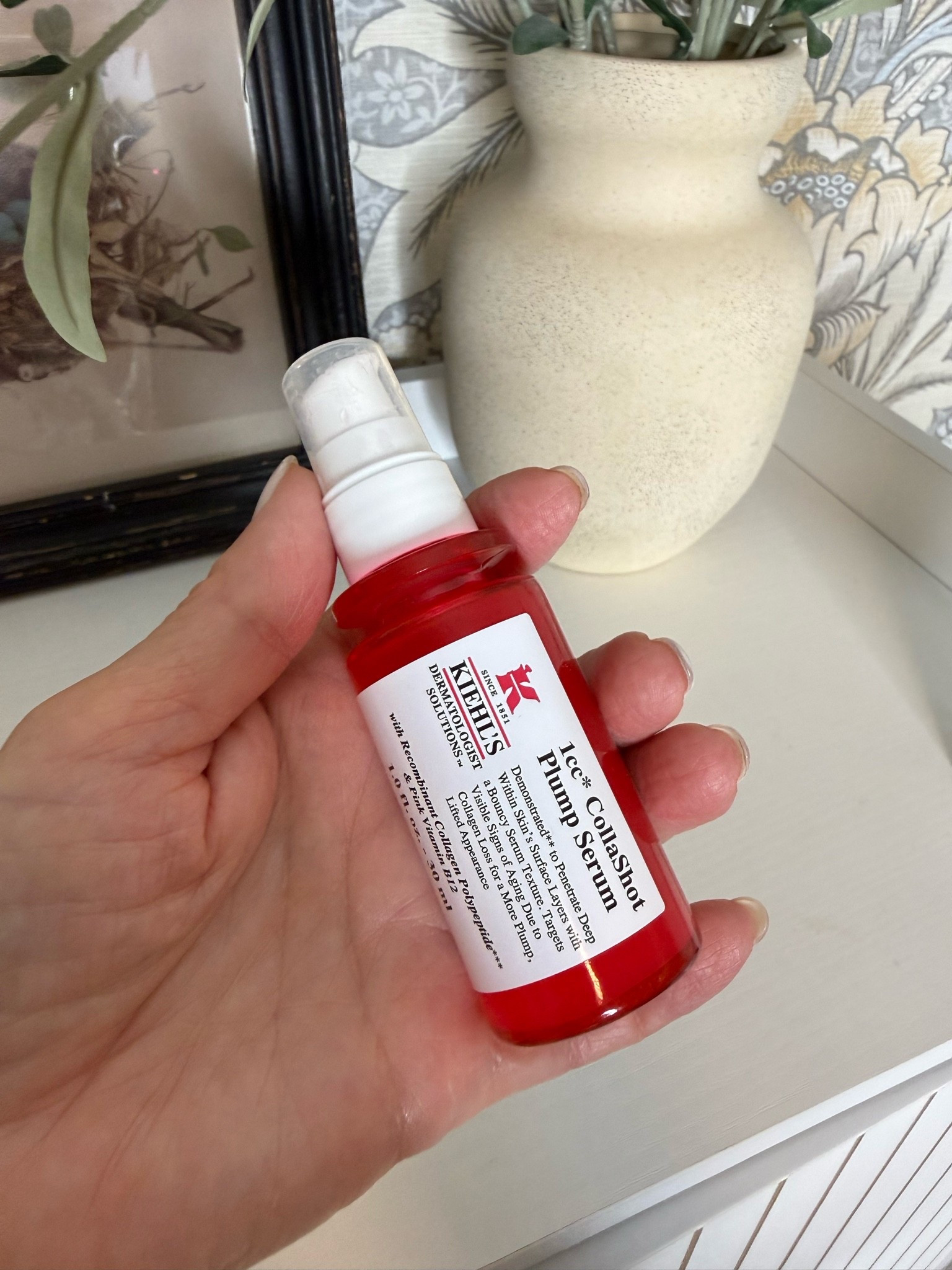 I've been using Kiehl's Collagen Plump Serum.  ❤️
A new favorite.

#LTKBeauty #LTKOver40 #LTKPetite