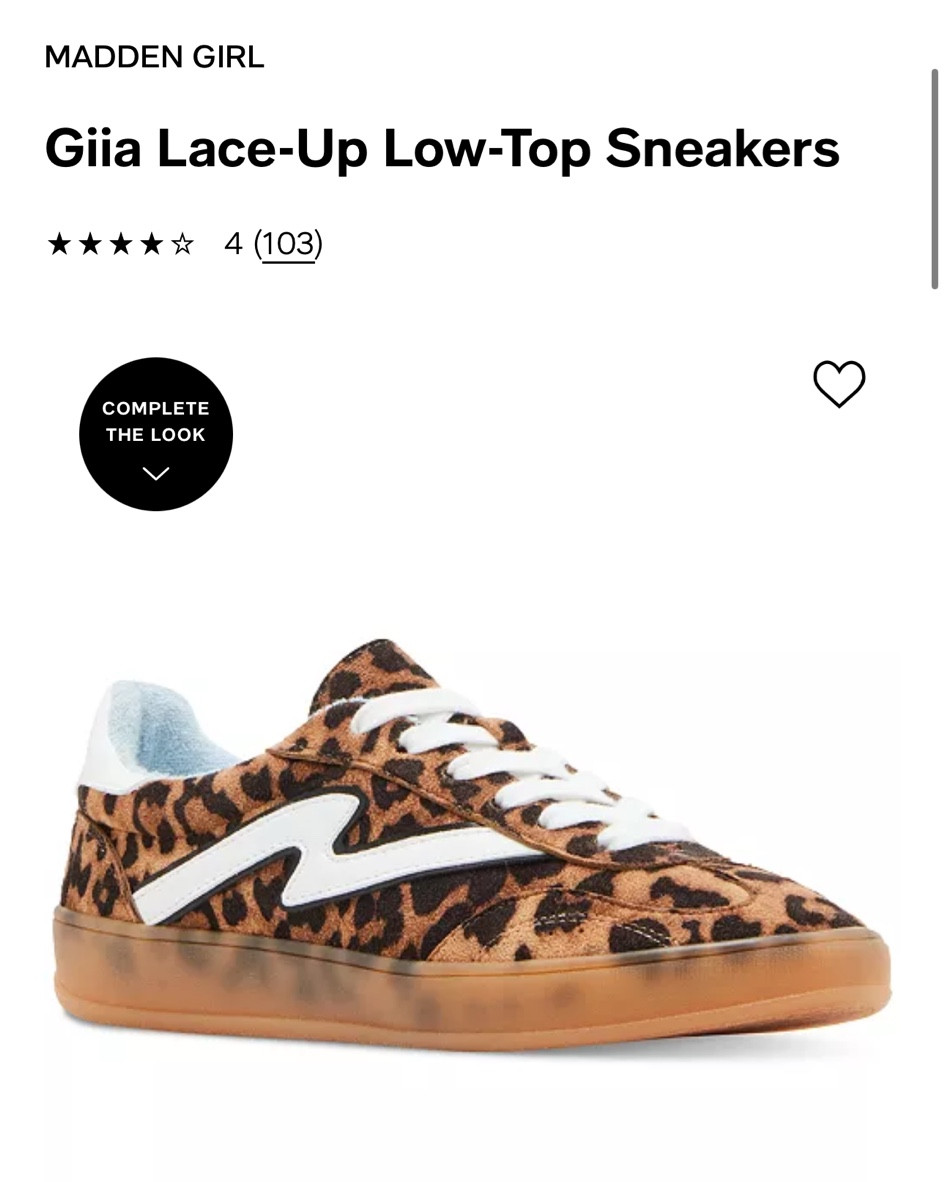 Leopard is the color of fall 👏🏻 Snagged these super affordable madden girl sneakers for all my fall fits! 

#LTKFindsUnder50 #LTKShoeCrush #LTKStyleTip