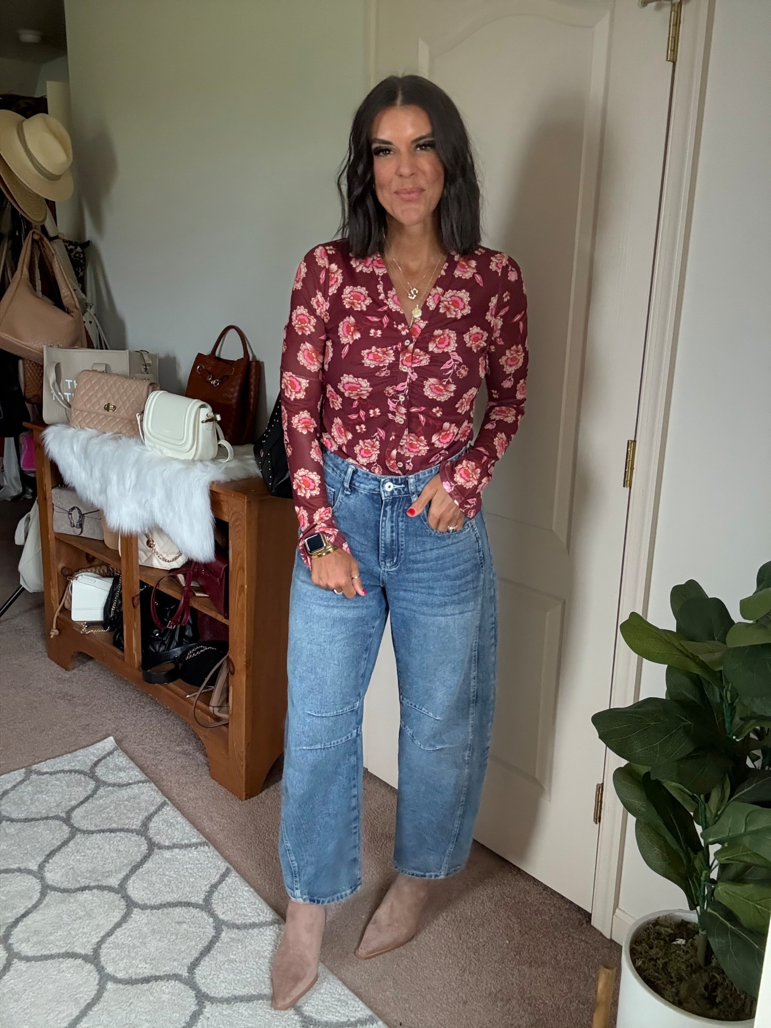 Love this new floral top! I’m in size small in everything

#LTKFindsUnder100 #LTKSeasonal