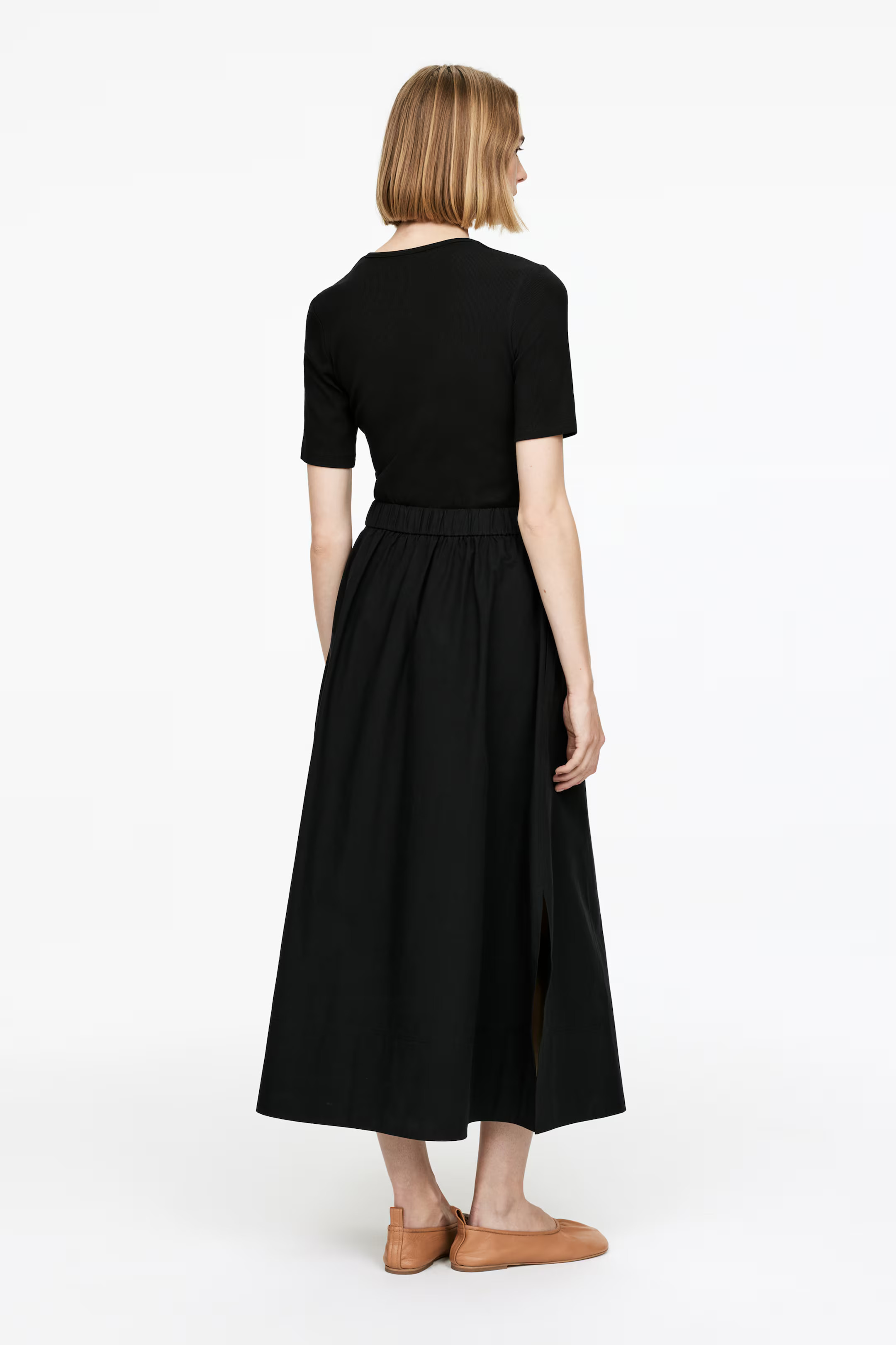 A-Line Cotton Skirt | H&M (UK, MY, IN, SG, PH, TW, HK)