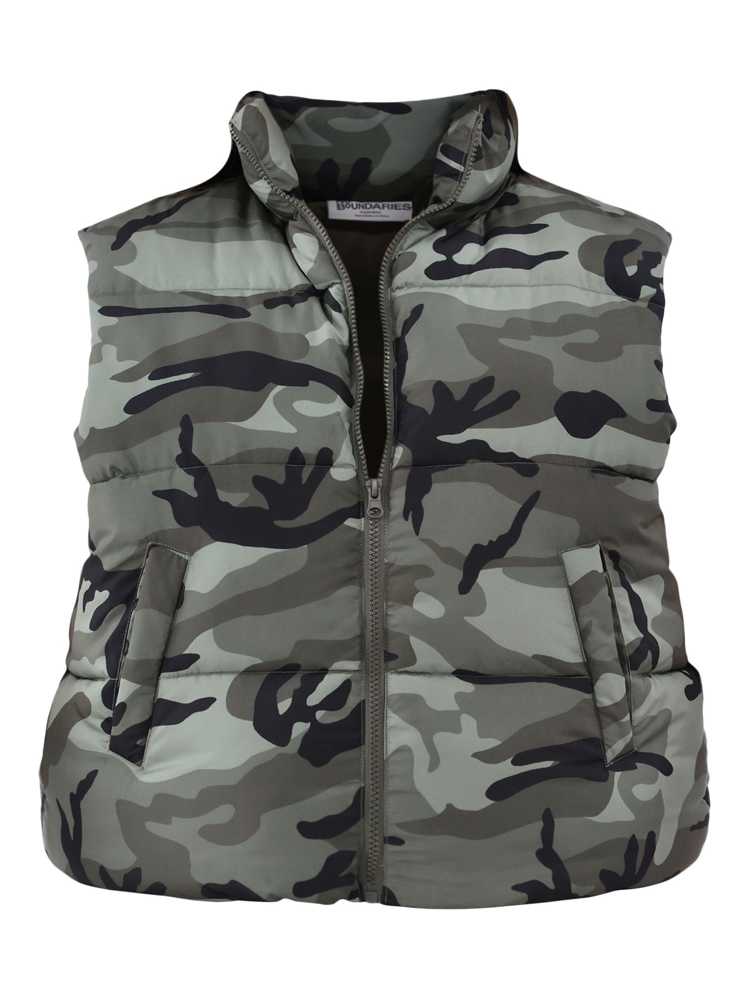 No Boundaries Puffer Vest with Pockets, Women’s and Women’s Plus | Walmart (US)