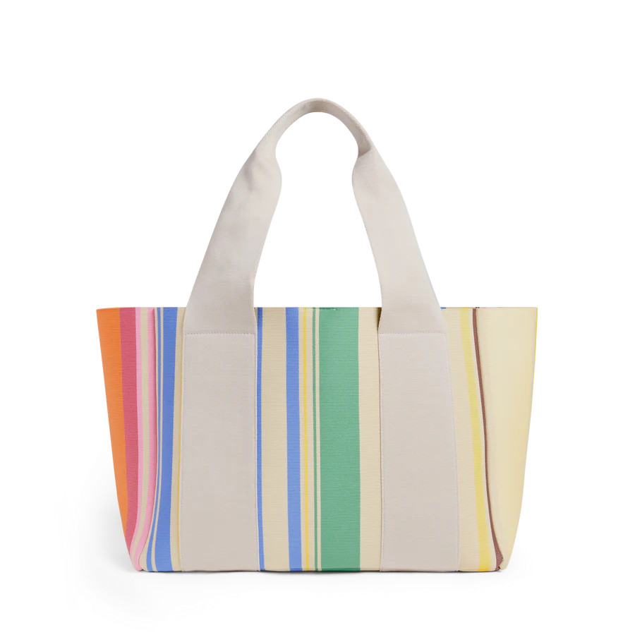 STATE Bags | Wellington Cabana Tote | Rainbow Stripe - Multi / One Size | Janie and Jack