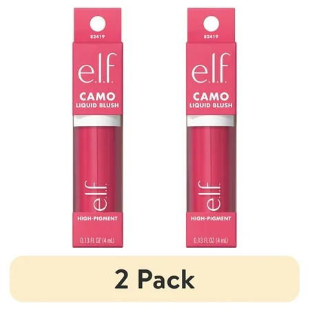 (2 pack) e.l.f. Camo Liquid Blush, Comin' in Hot Pink, 0.13 fl oz | Walmart (US)
