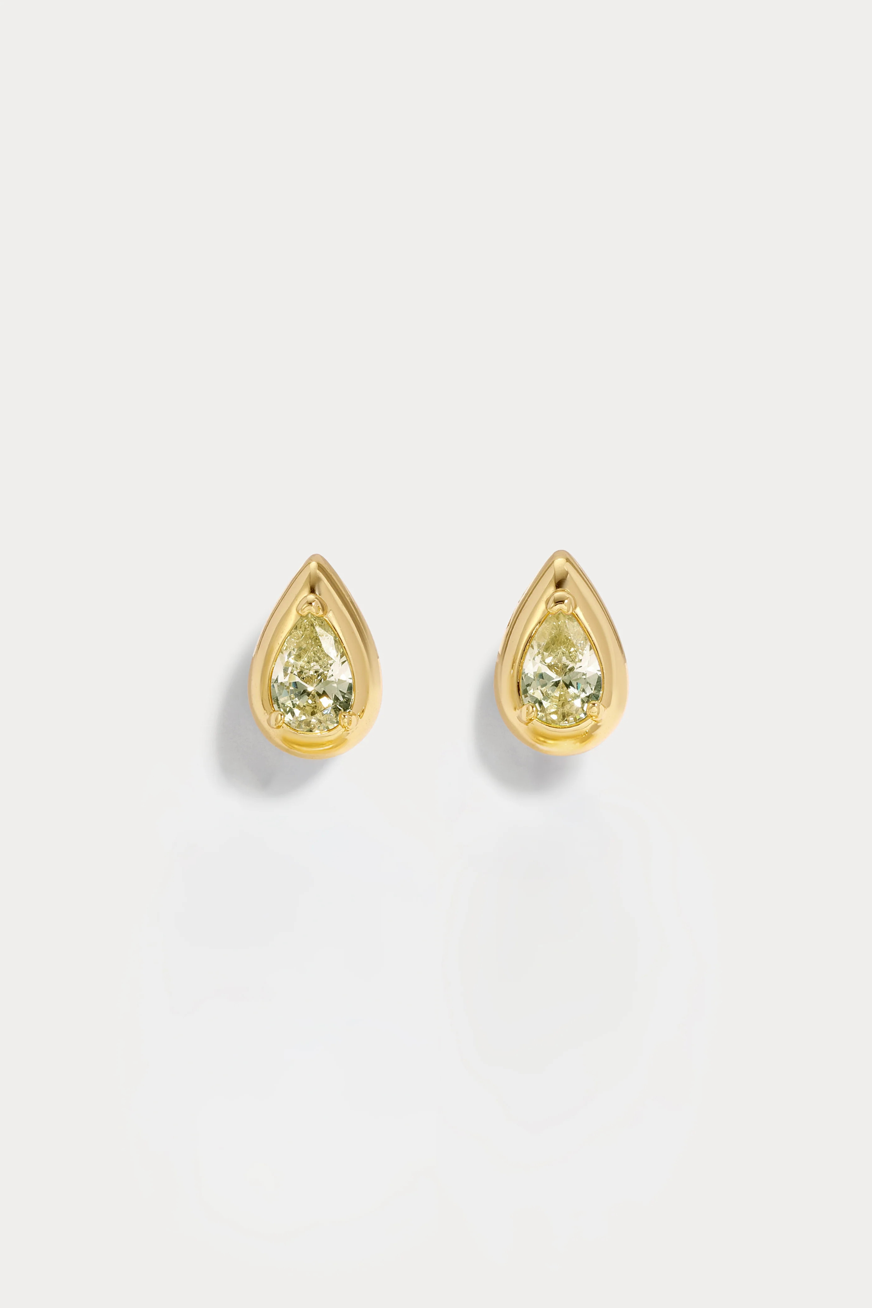 Small Yellow Sapphire Imara Studs | Lili Claspe