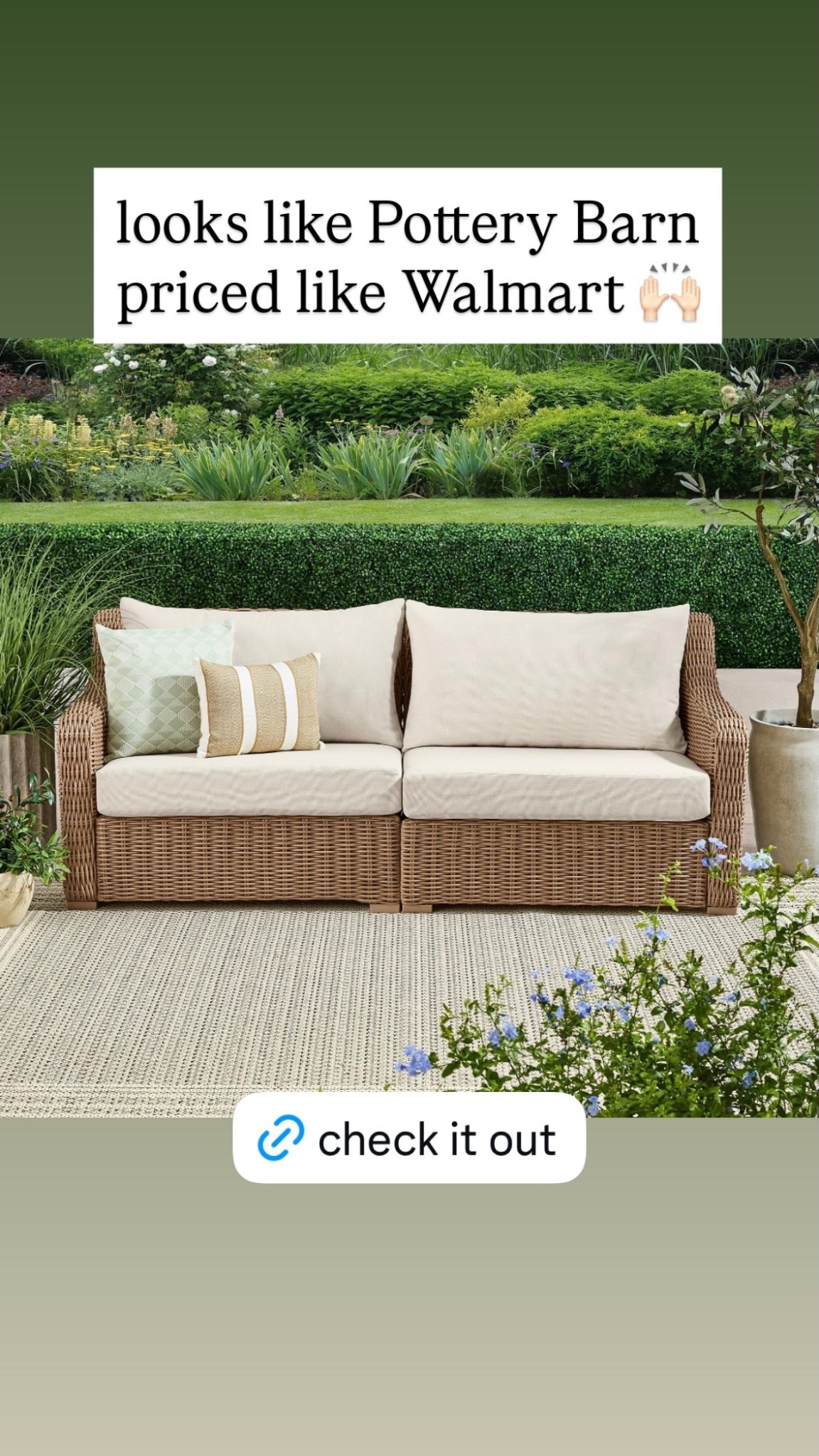 looks like Pottery Barn
priced like Walmart 🙌🏻