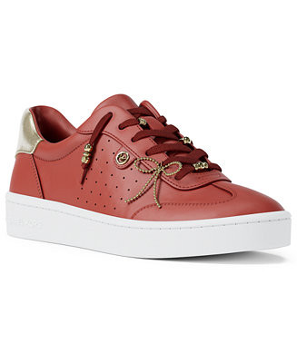 MICHAEL Michael Kors Women's Scotty Lace Up Sneakers with Charms - Macy's | Macy's