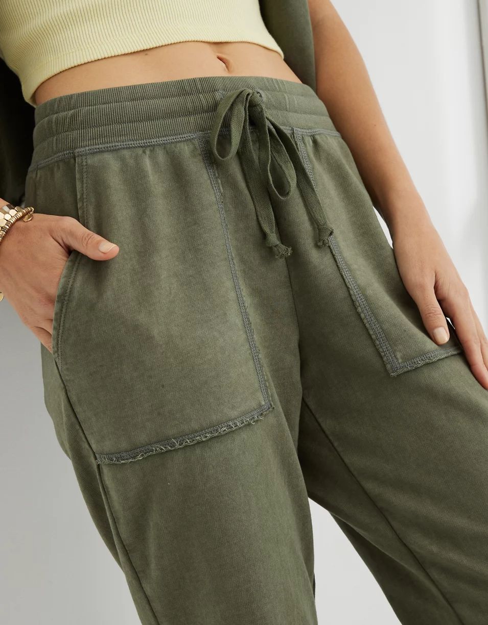 Aerie Real Good Sunwashed Fleece Distressed Jogger | American Eagle Outfitters (US & CA)