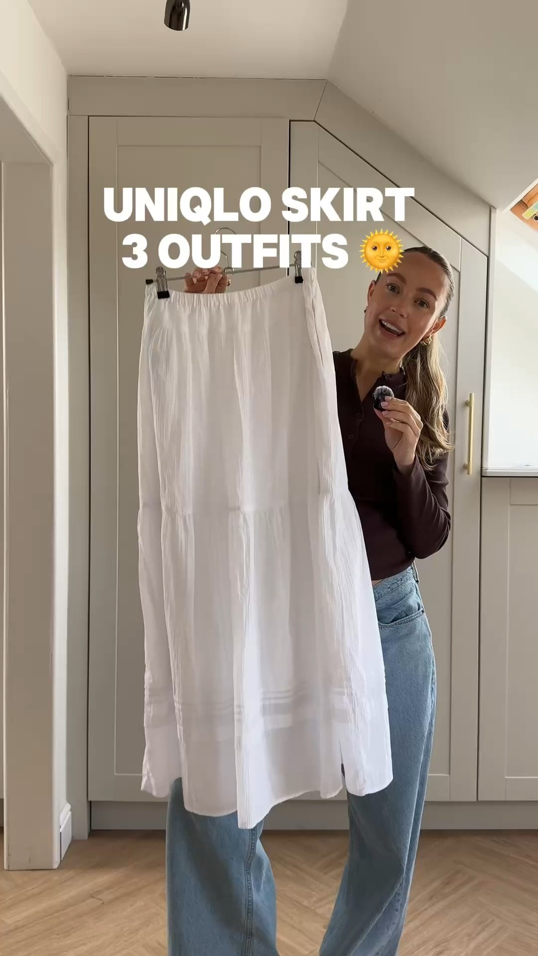 3 ways to style the Uniqlo white cotton skirt 🌞 (elasticated waist, pockets & lining so not see through!)

#LTKspring #LTKsummer