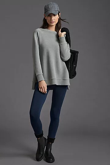 Lemon Fur-Lined Leggings | Anthropologie (US)