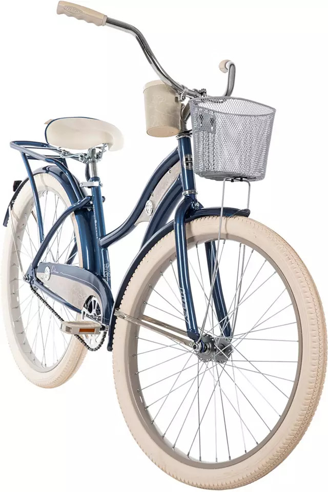 Huffy Women's Deluxe Perfect Fit 26” Cruiser Bike, Gloss Night Blue | Dick's Sporting Goods