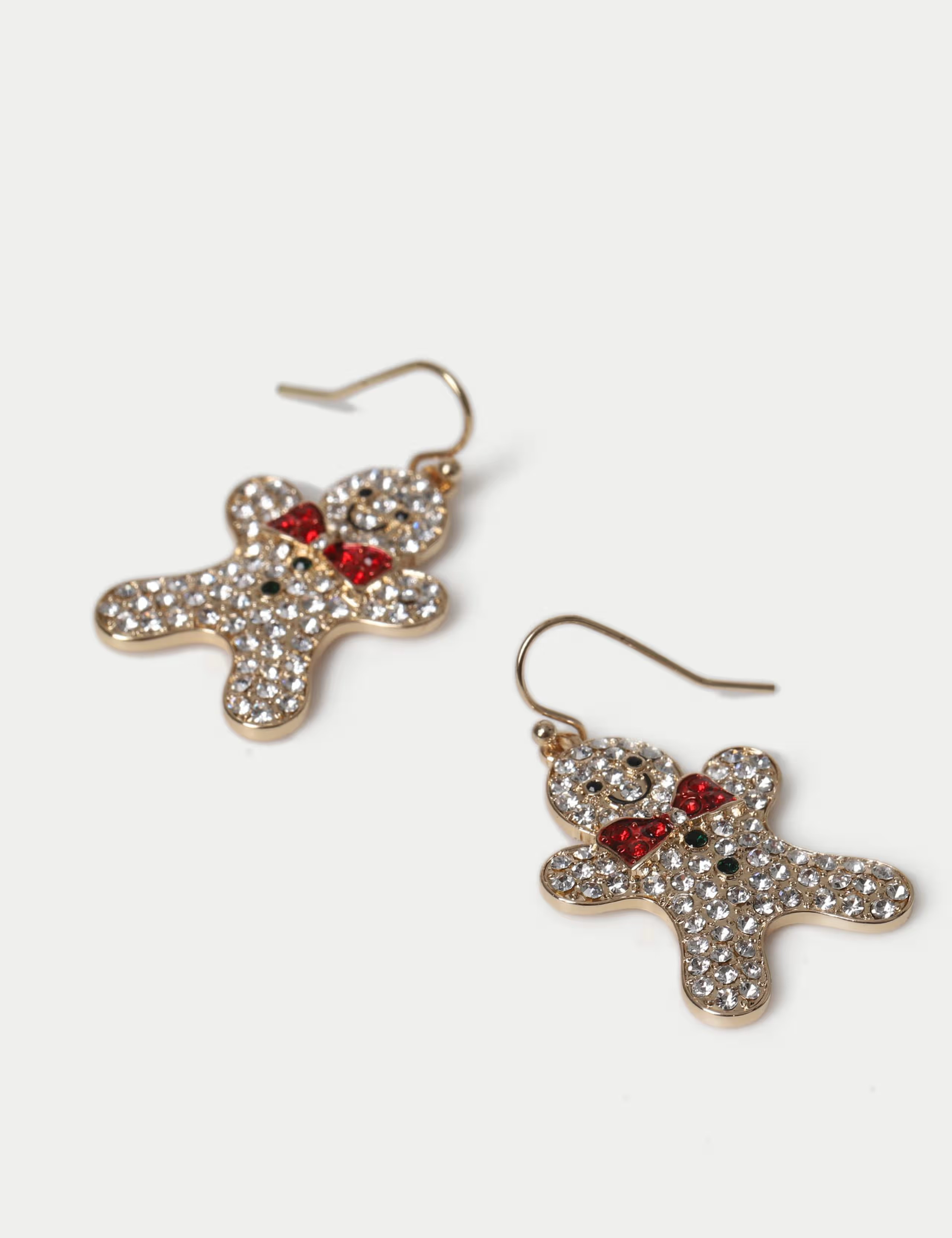 Rhinestone Gingerbread Christmas Earrings | Marks & Spencer (UK)