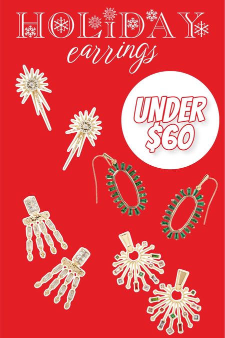 Fun + Festive Holiday earrings UNDER $60!

@target @targetstyle #TargetXKendraScott

#LTKfindsunder100 #LTKSeasonal #LTKHoliday