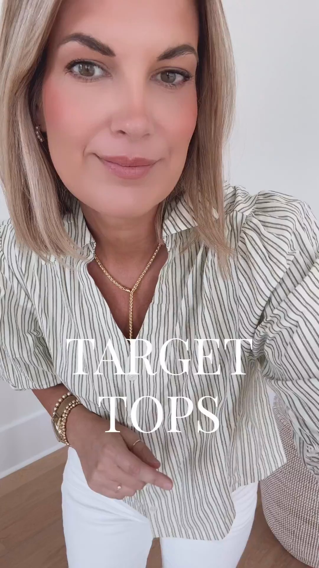 I am 5’11” wearing 27 tall in the white jeans and small in the target tops.

#LTKOver40 #LTKWorkwear #LTKTall