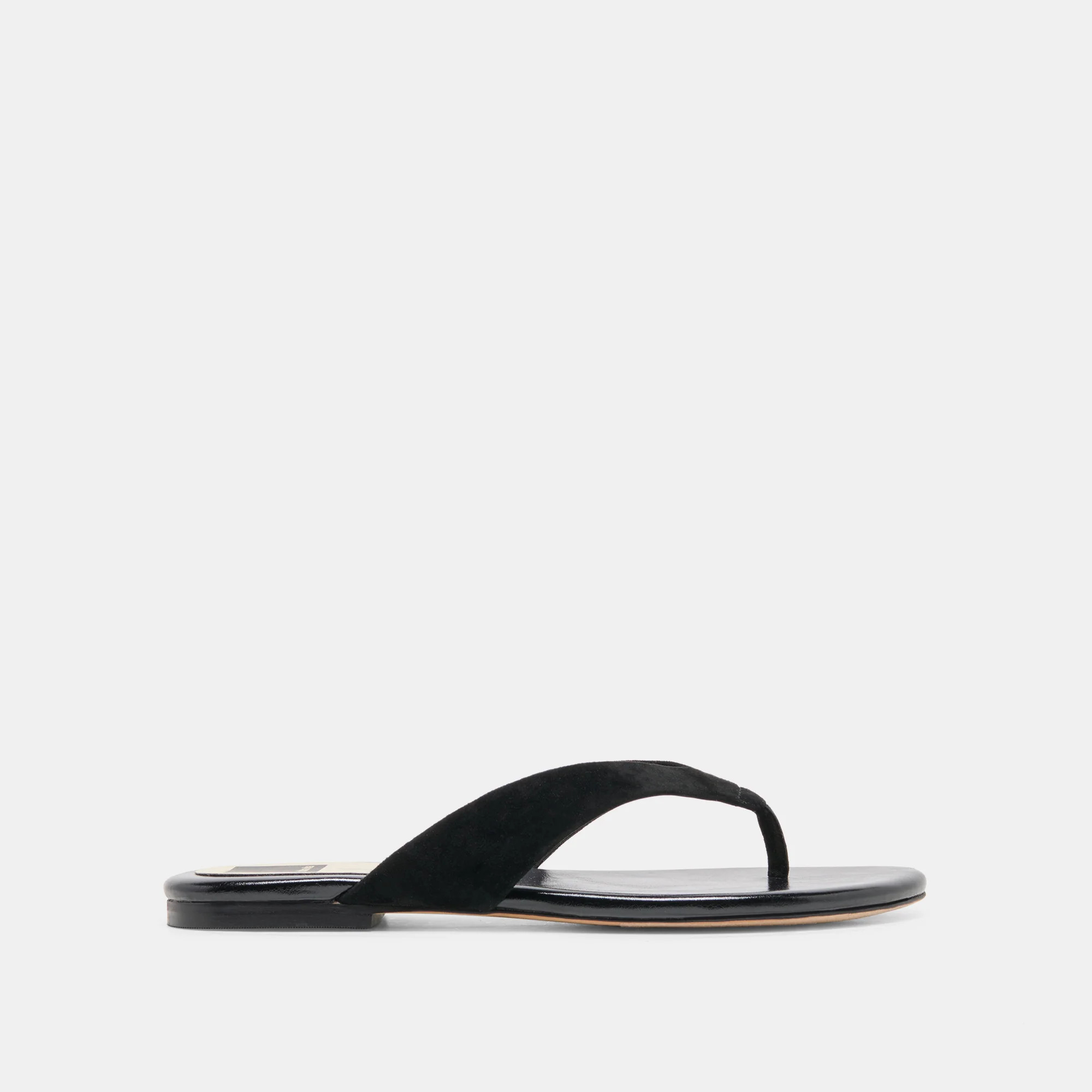 LINNET Onyx Suede Flip-Flop Thong Sandals | Dolce Vita | DolceVita.com