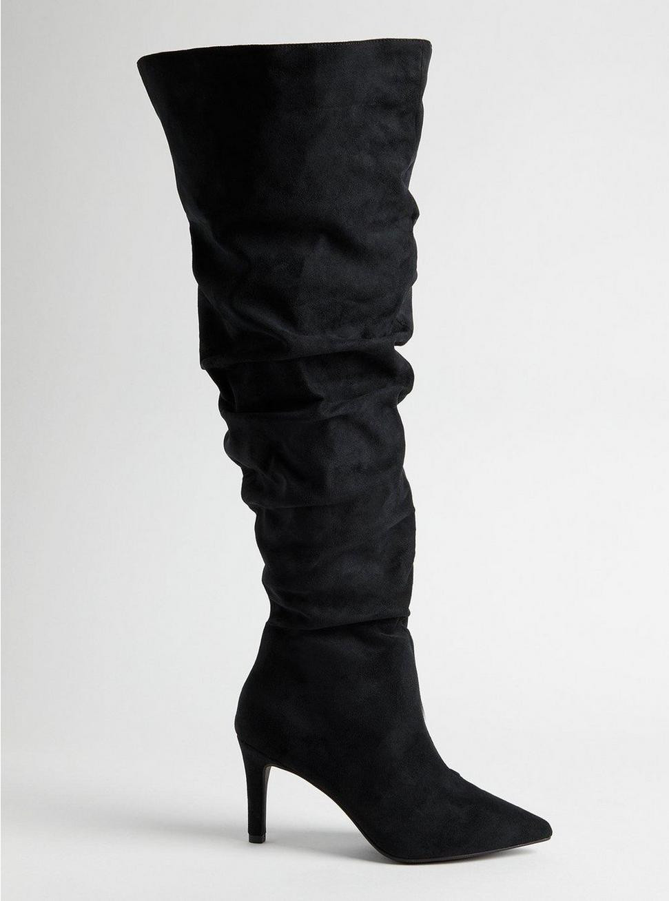 Over-The-Knee Stiletto Slouch Boot (WW) | Torrid (US & Canada)