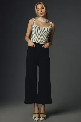 The Colette Magic Fabric Crop Wide-Leg Pants by Maeve | Anthropologie (US)