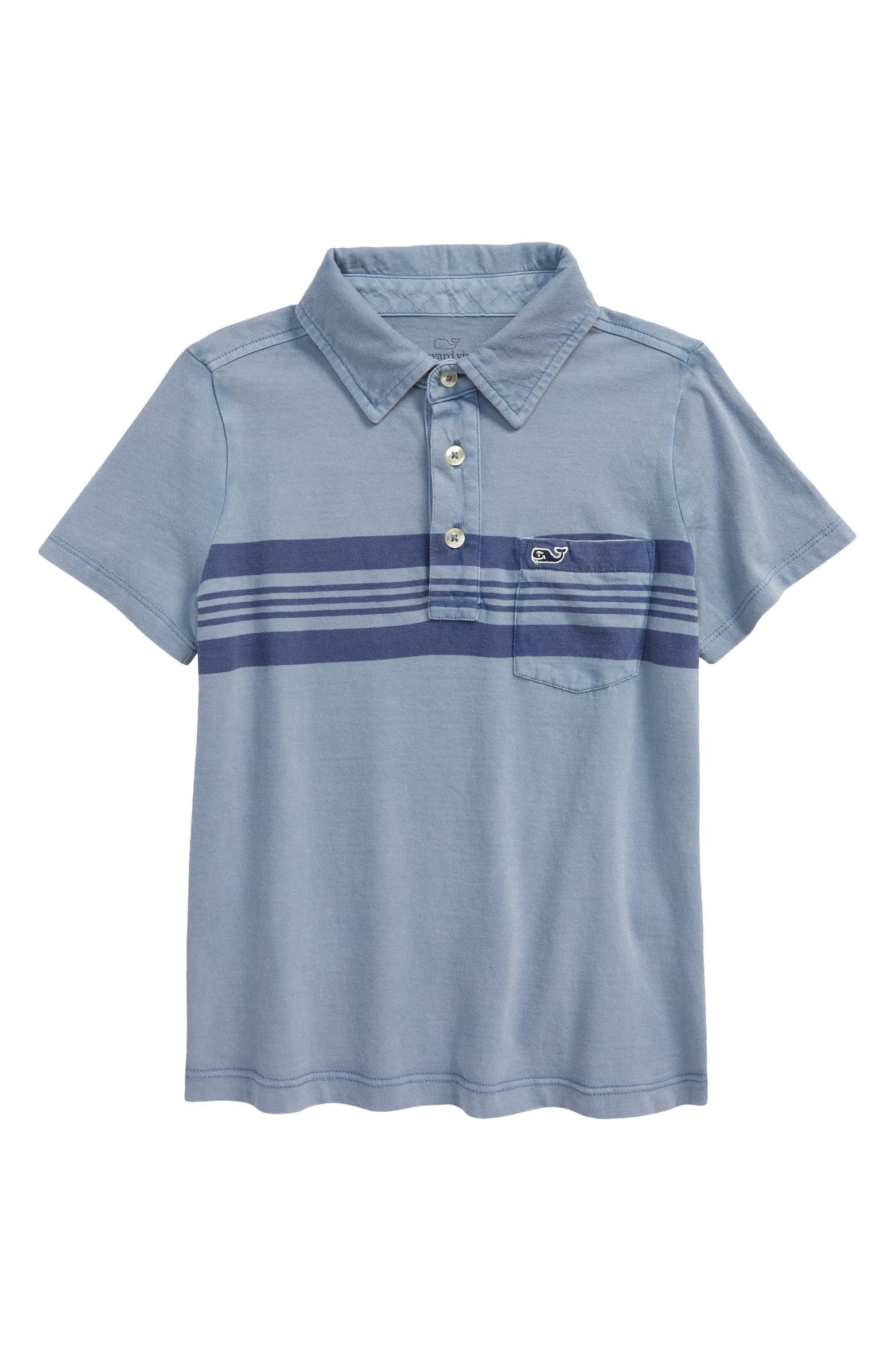 Kids' Exclusive Chest Stripe Pocket Polo | Nordstrom