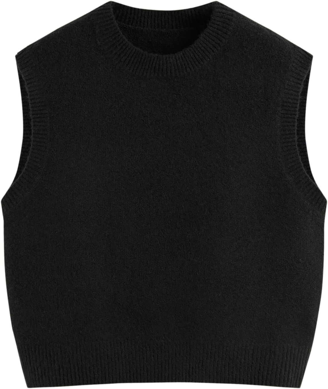 CIDER Oversized Sweater Vest Women Sleeveless Wool Blend Knit Tops | Amazon (US)