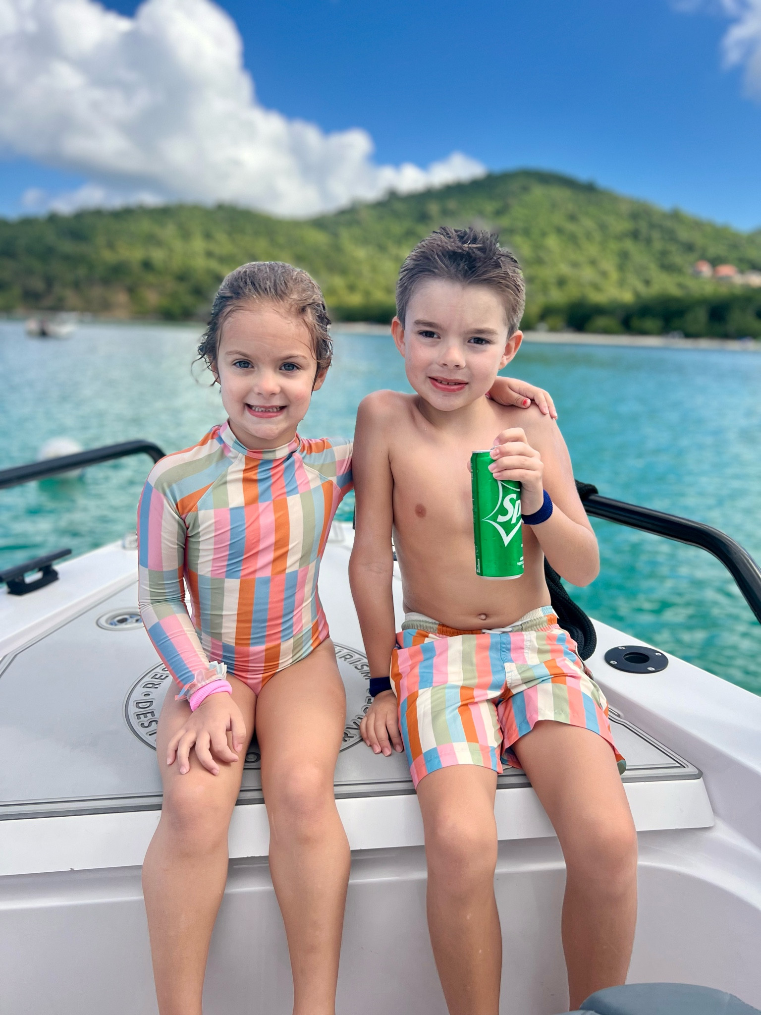 Kids swim! Run small (E is in a 6) 

#LTKswim #LTKkids #LTKfamily