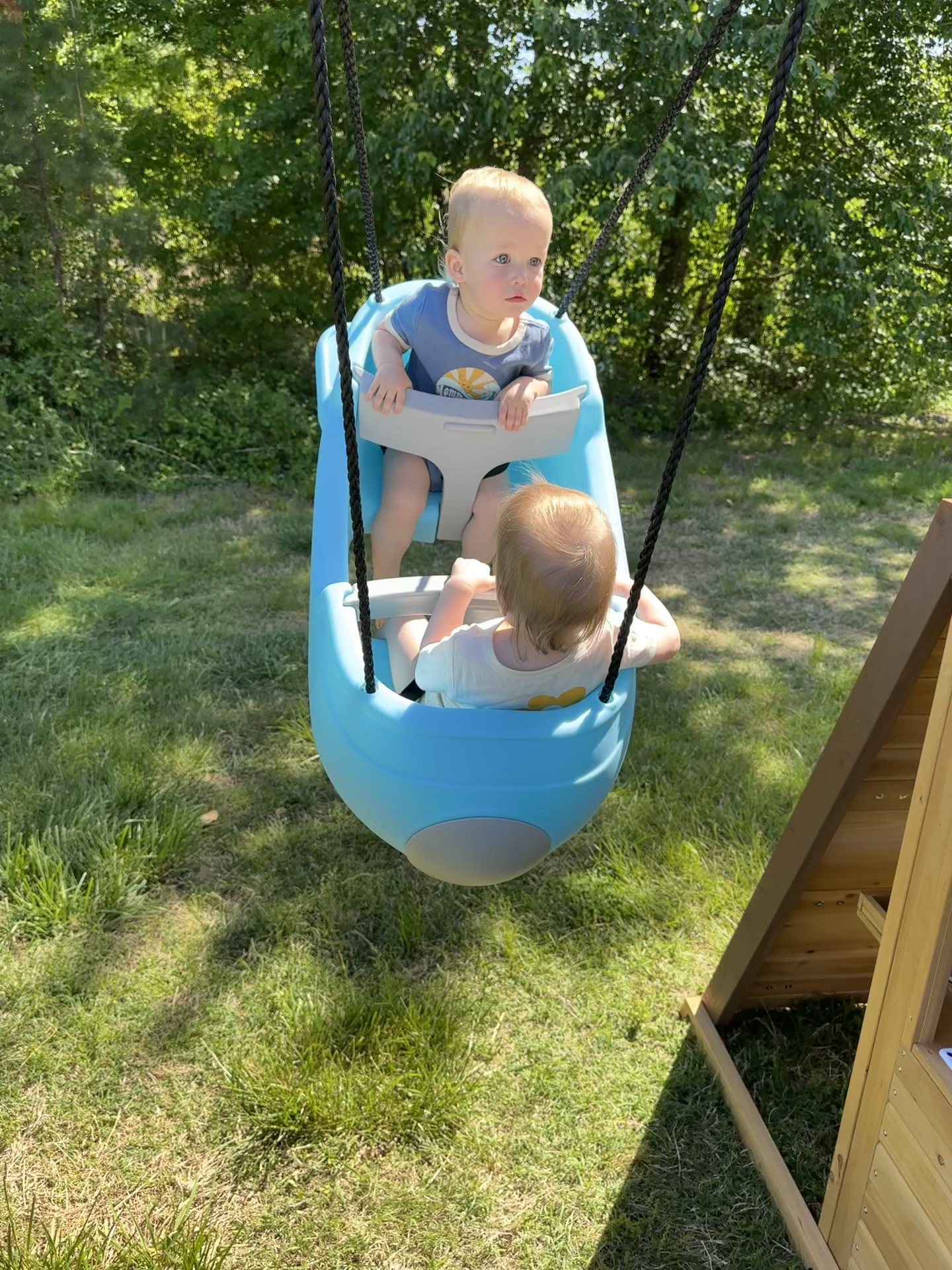This two seater swing is so cute and my kids love it! It has a seatbelt too! Holds up to 100 lbs  

#LTKkids #LTKfamily #LTKbaby