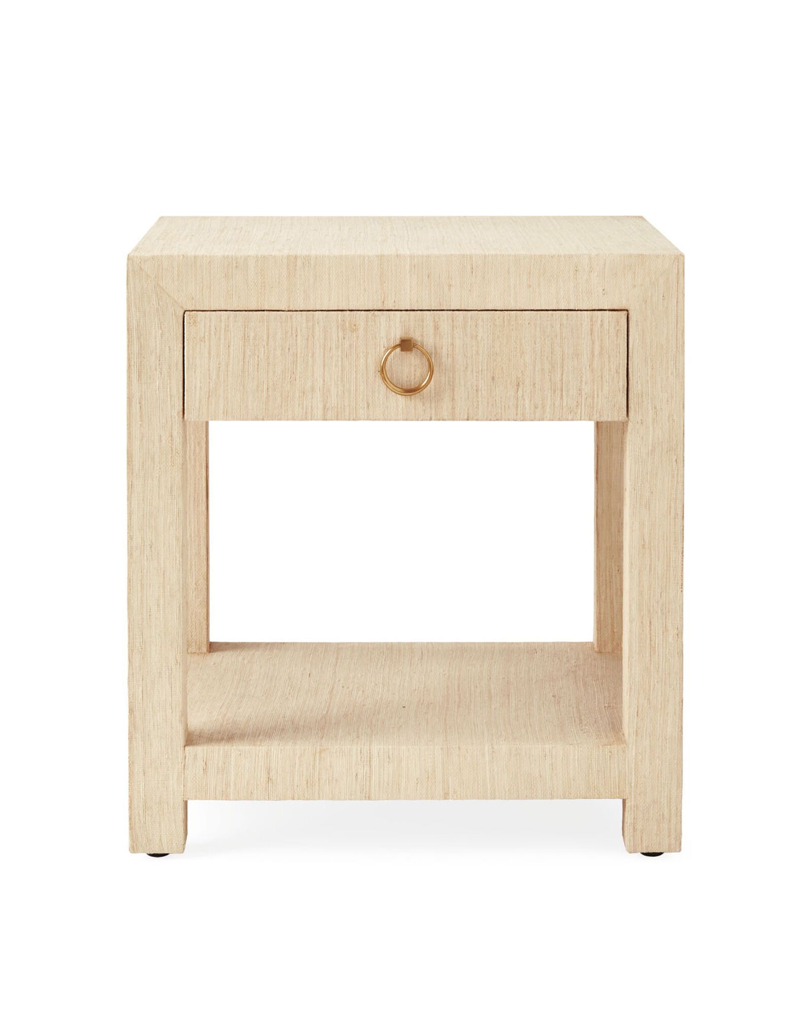 Blake Raffia 1-Drawer Nightstand | Serena and Lily