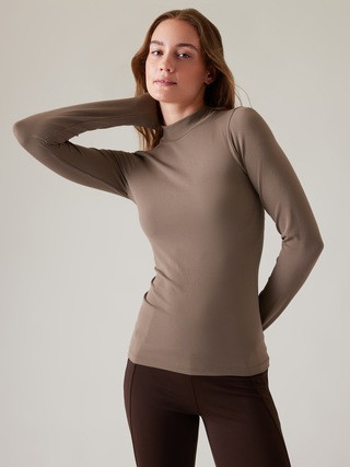 Renew Seamless Mock Neck Top | Athleta