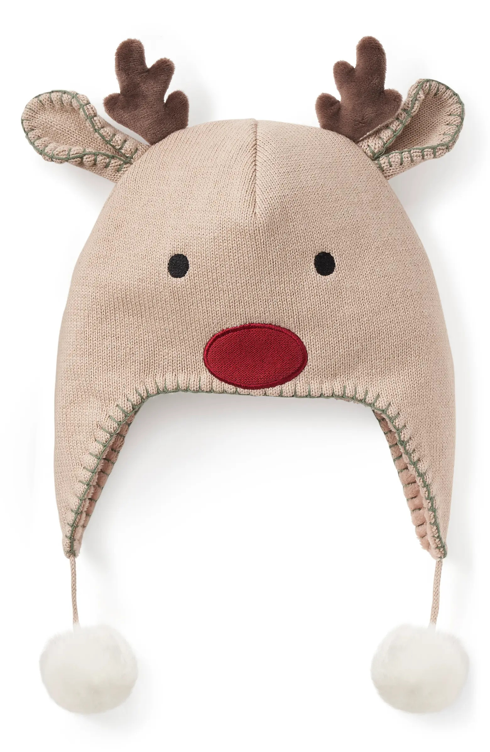 Reindeer Faux Fur Lined Aviator Hat | Nordstrom