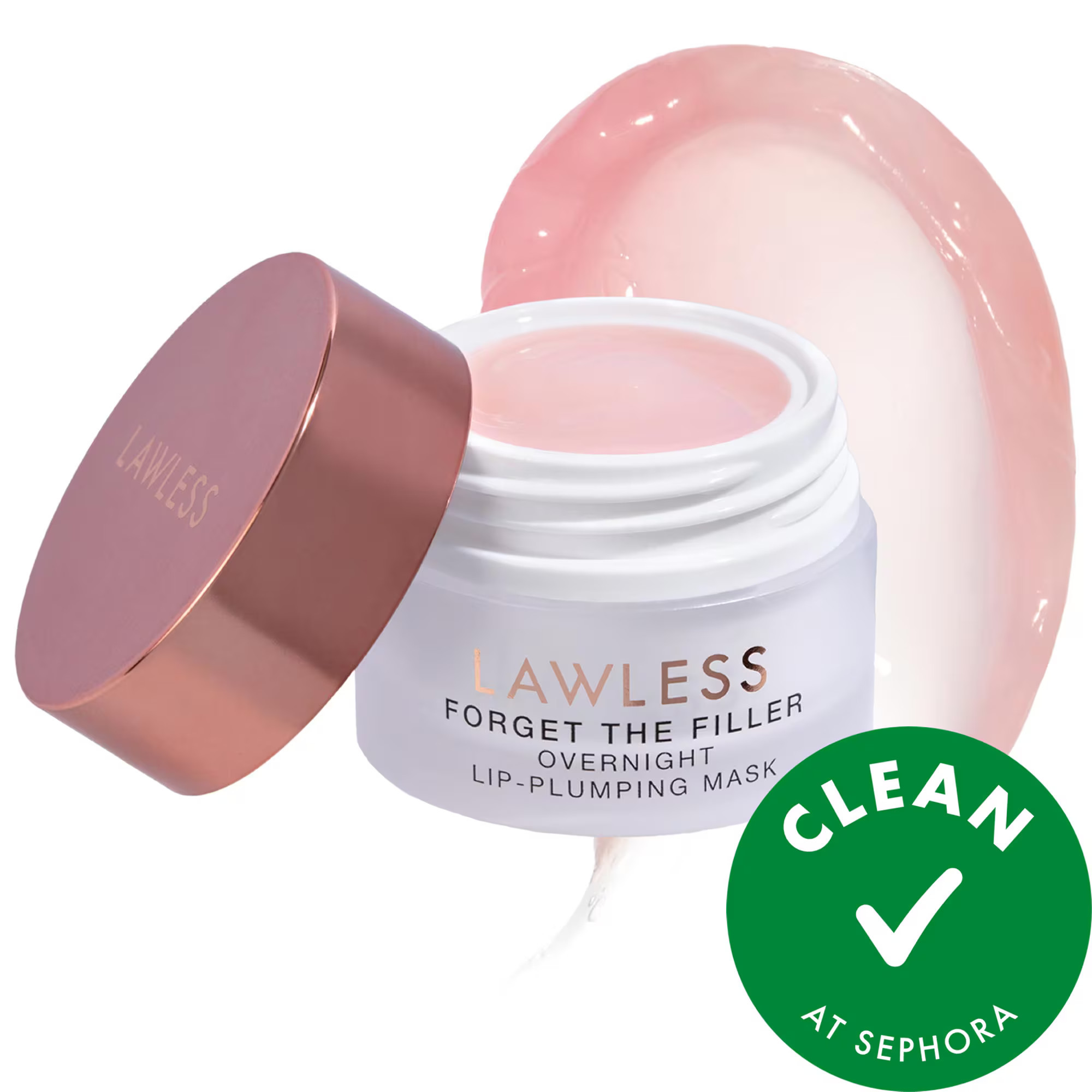 LAWLESS Forget The Filler Overnight Lip Plumping Mask Sweet Dreams 0.28 oz / 8 mL | Sephora (US)