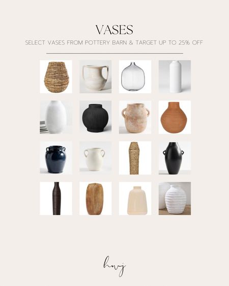 Pottery Barn & Target Vases on Sale! 

#LTKfindsunder50 #LTKhome #LTKsalealert