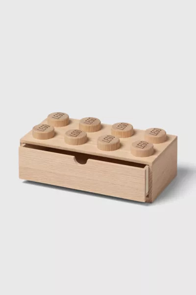 LEGO Large Stackable Wooden Desk Drawer | Urban Outfitters (US and RoW)