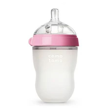 Comotomo Baby Bottle, Single Pack, 8 oz Pink | Walmart (US)