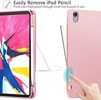 ZtotopCase for iPad Pro 11 Inch 2018 with Pencil Holder- Lightweight Soft TPU Back Cover and Trif... | Amazon (US)